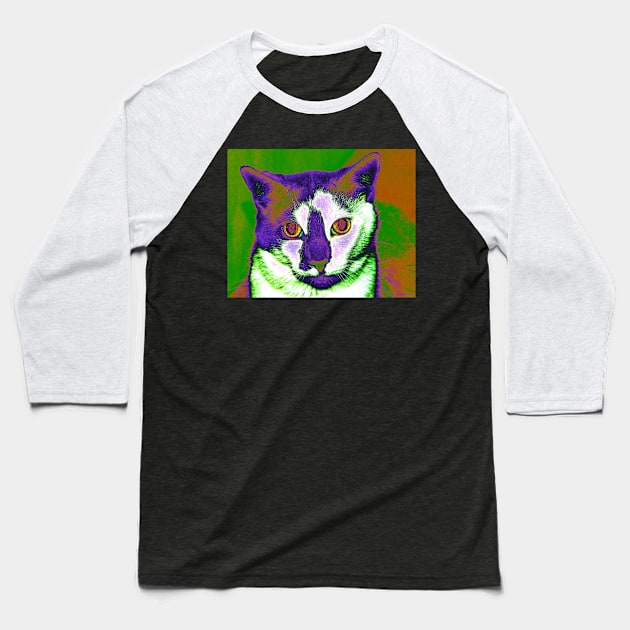 Van Gogh Ghosty Baseball T-Shirt by BadHabitsLounge